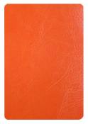 Кожезаменитель с фактурой натуральной кожи, Оранжевый